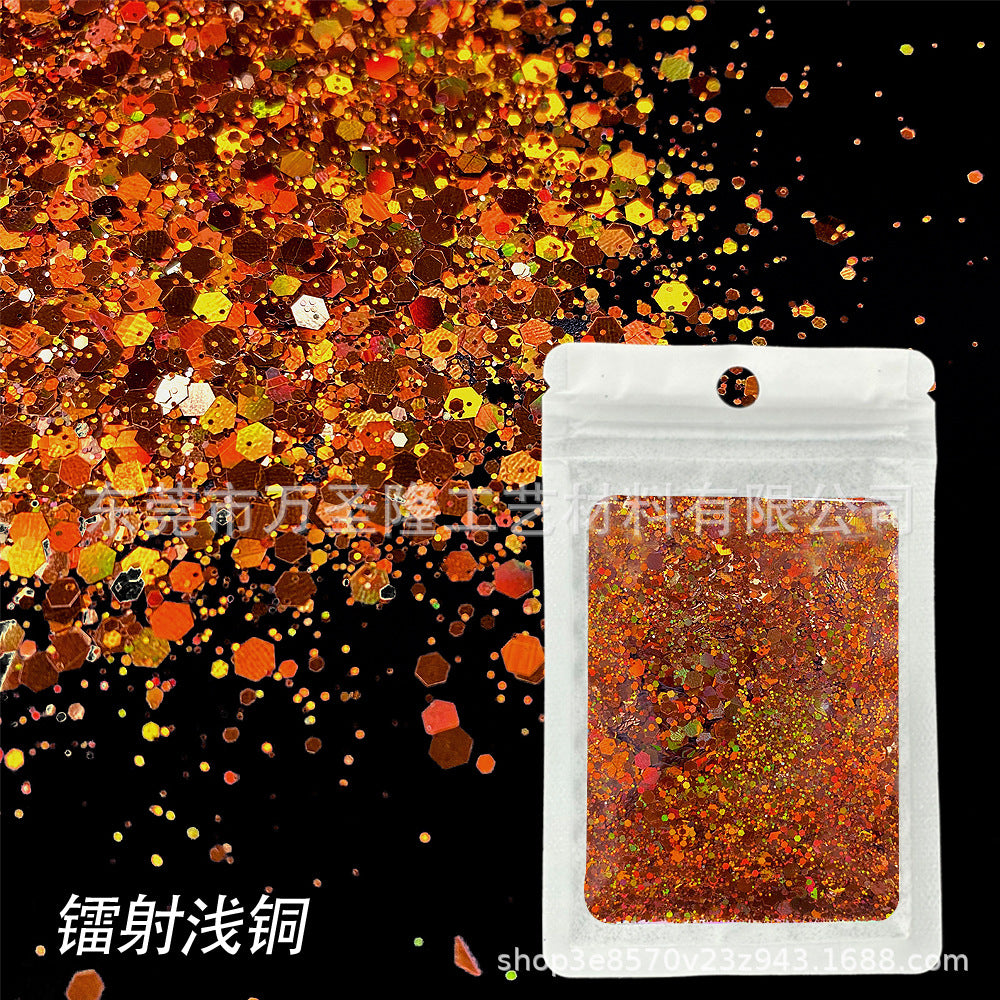 Wholesale Popular Holographic Mixed Size Sequins Filler